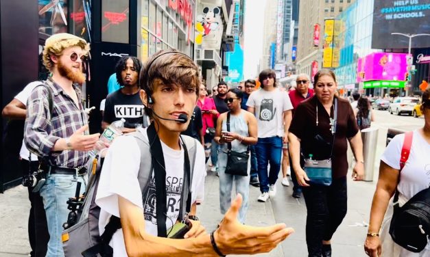 The most eloquent, well spoken street preacher I’ve ever heard! | Preaching Times Square, NYC